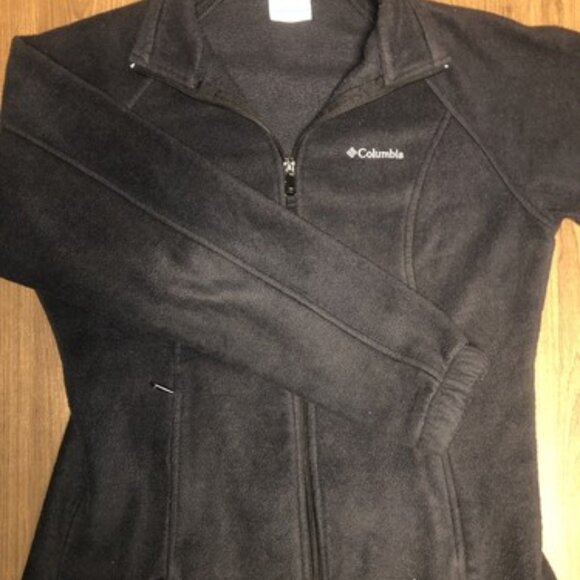 Columbia women's fleece jacket size medium full zip Soft Pockets Adjustable - Picture 1 of 10